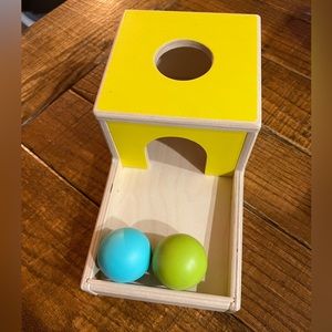 Lovevery wooden ball drop box